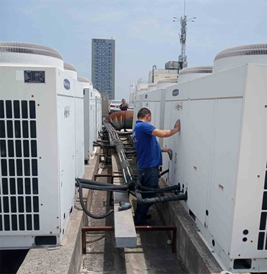 柏乡中央空调制热和不制冷系统维修方法